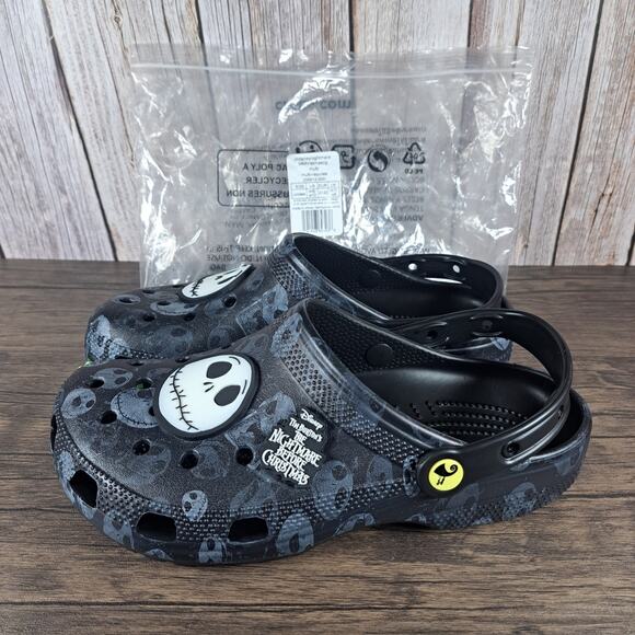 CROCS Other - Crocs X Disney The Nightmare Before Christmas GID Jack Skellington Clog W10 M8